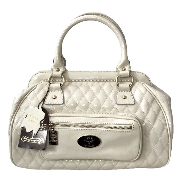 Christine Price Sibyl Quilted Patent Leather - Picture 1 of 14